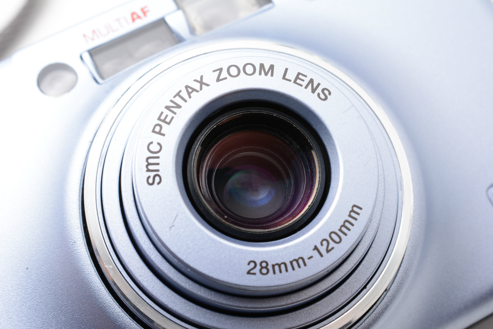 Mint+] Pentax ESPIO 120SW II Blue Point & Shoot 35mm Film