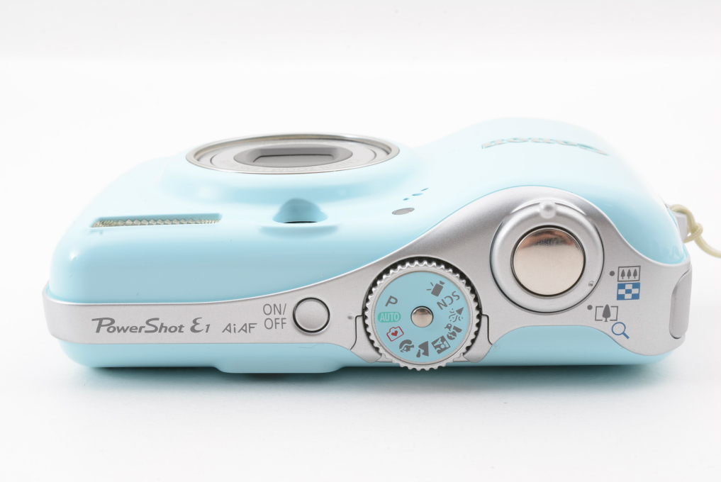 Mint] Canon PowerShot E1 PC1338 Blue Compact Digital Camera