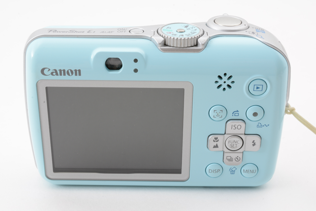Canon pc1338　デジカメ Mint] Canon PowerShot E1 PC1338 Blue Compact Digital Camera