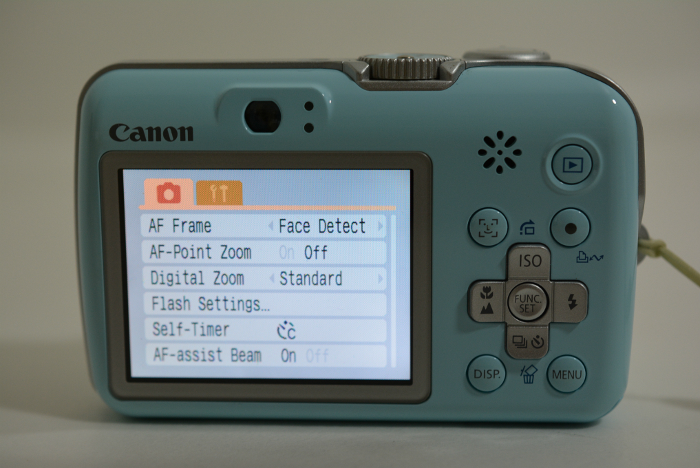Mint] Canon PowerShot E1 PC1338 Blue Compact Digital Camera