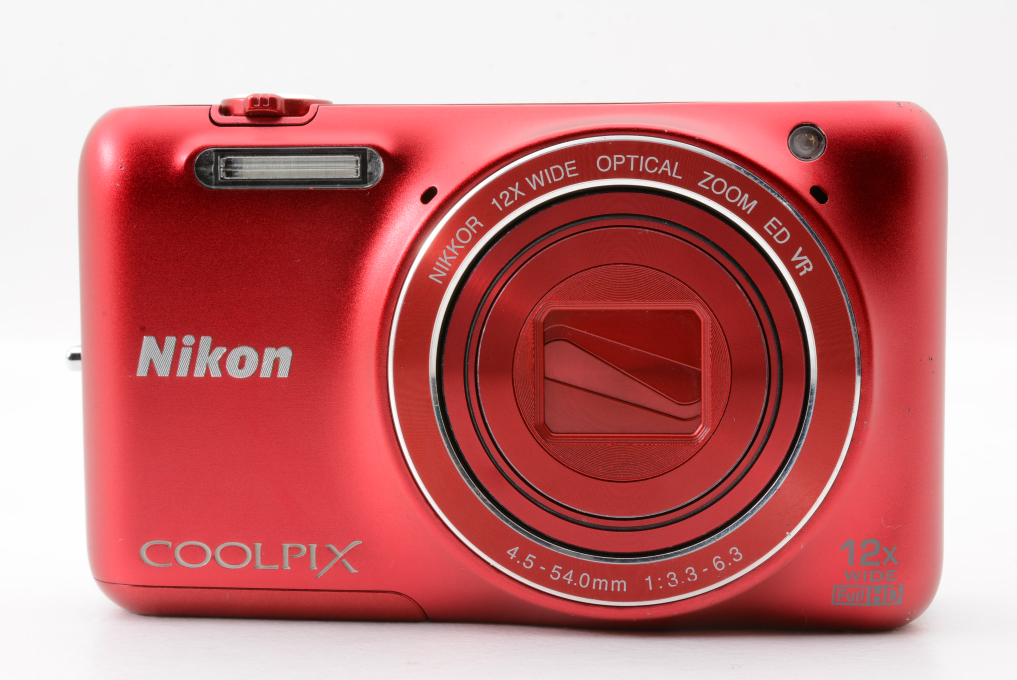 Mint in Box] Nikon COOLPIX S6600 Red Compact Digital Camera