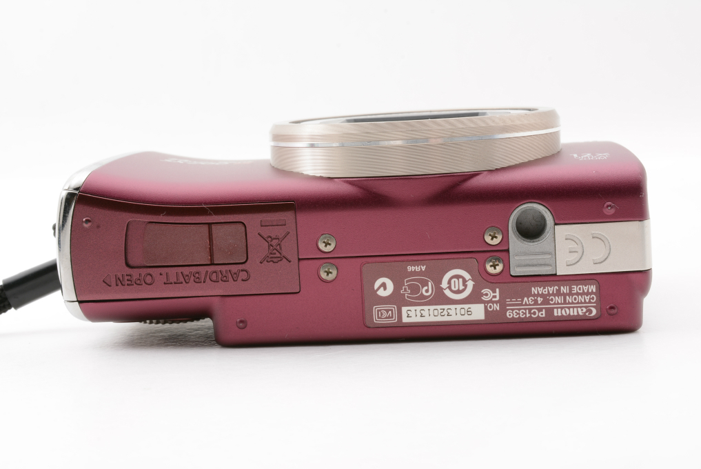 Exc] Canon PowerShot SX200 IS Pink Red Digital Camera +