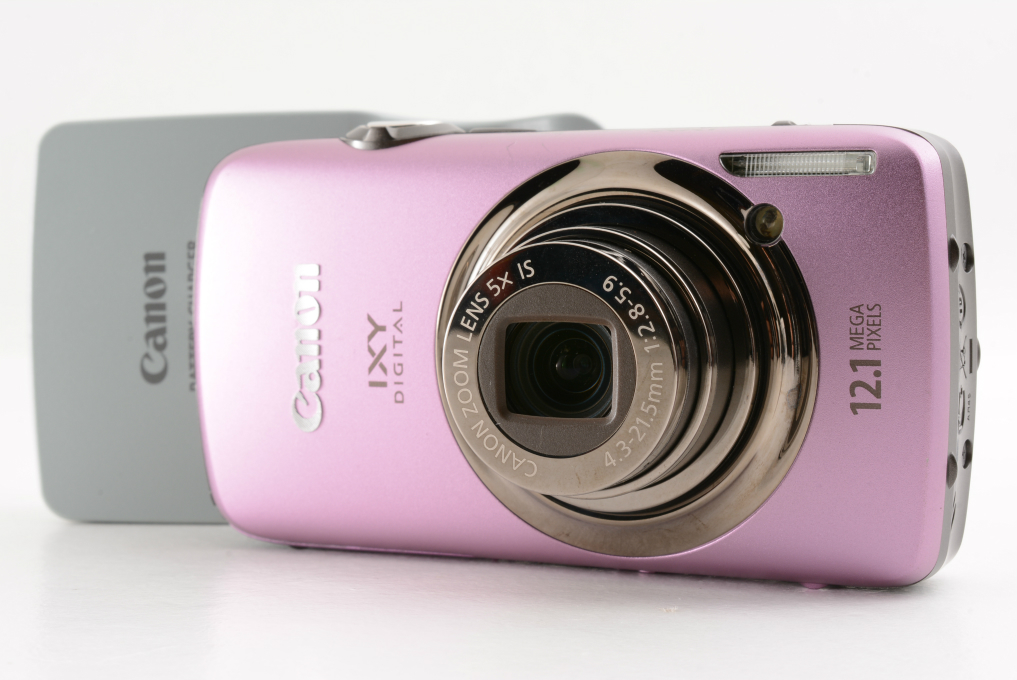 キャノン IXY DIGITAL 930 IS Canon IXY DIGITAL 930 IS Purple Pink W/Battery, Charger Made In