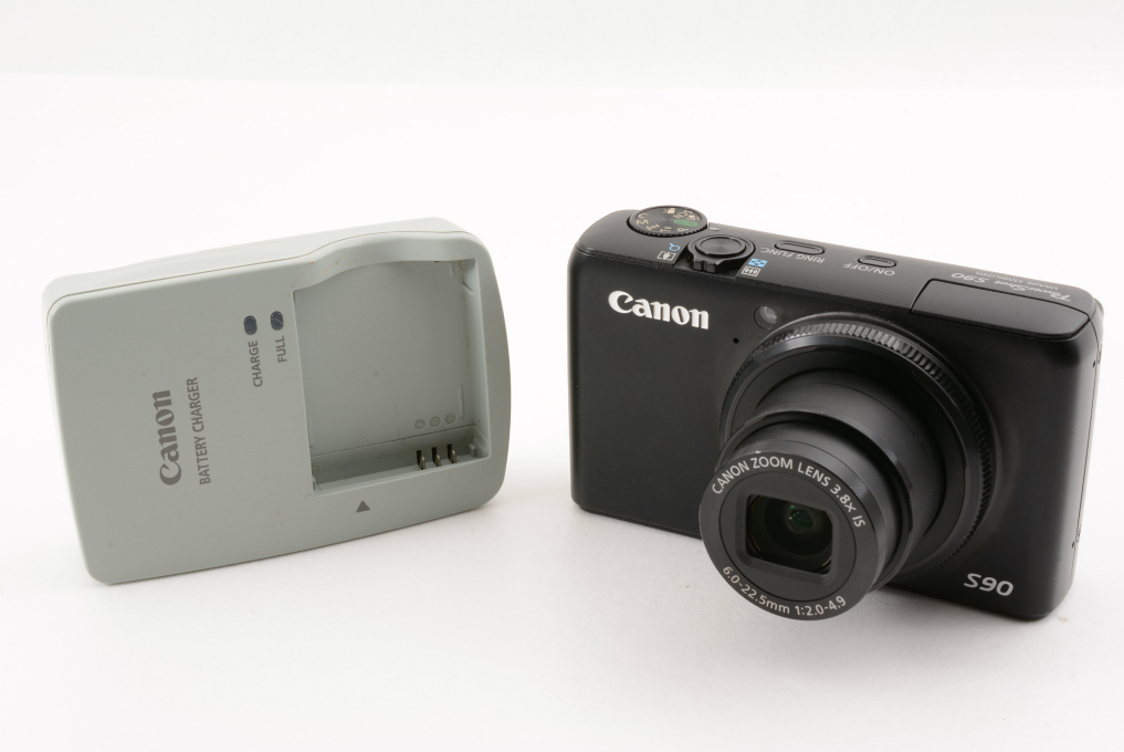 Mint] Canon PowerShot S90 Black Compact Digital Camera +