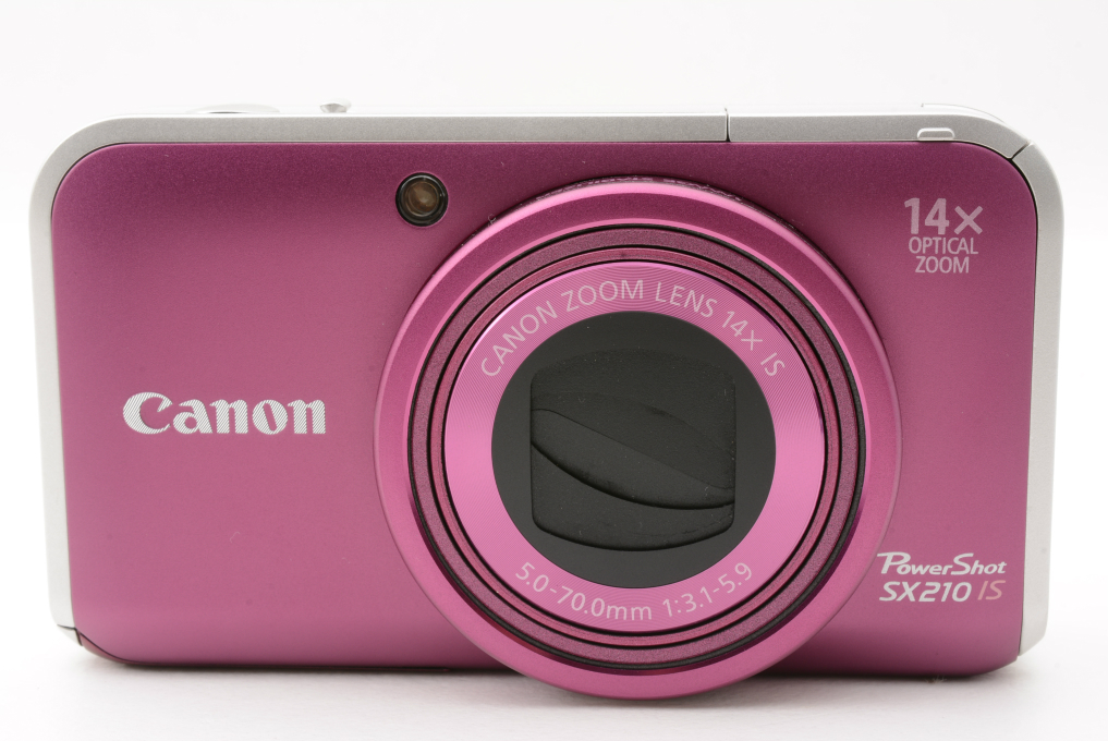 Mint+] Canon PowerShot SX210 IS Purple Digital Camera +